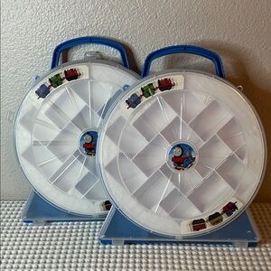 Thomas & Friends Blue and White Toy Organizer Group of 2
